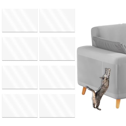 Kratzfolie Katzen Selbstklebend, 8 Stück Kratzschutz für Möbel von Katzen, DIY kratzmatte selbstklebend, Couch Kratzschutz Katze, AntiKratz Tape für Möbel Couch Sofa Wand Tür Schutz Kratzfolie Katzen Selbstklebend, 8 Stück Kratzschutz für Möbel von Katzen, DIY kratzmatte selbstklebend, Couch Kratzschutz Katze, AntiKratz Tape für Möbel Couch Sofa Wand Tür Schutz von VQEOEOT