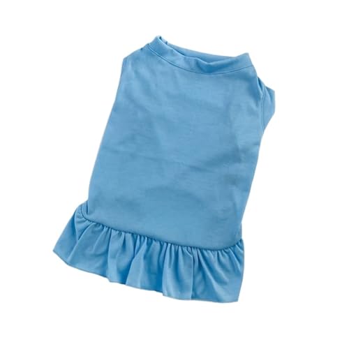 2 Stück Haustierweste Frühlings- und Sommerrock for kleine und mittelgroße Hunde und Katzen(Blue,XS) von VRKRTVBLB