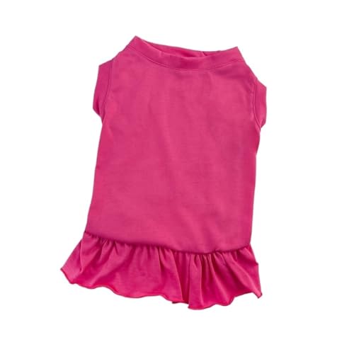 2 Stück Haustierweste Frühlings- und Sommerrock for kleine und mittelgroße Hunde und Katzen(Rose red,XS) von VRKRTVBLB