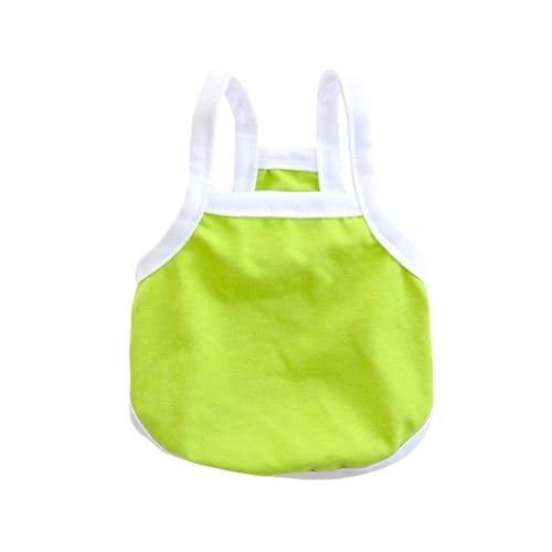 2 stücke Haustier Sommer Kleidung Weste Modische Kurze for Kleine mittelgroße Hunde und Katzen(Green,XS) von VRKRTVBLB