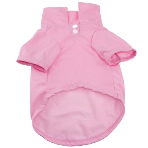 2 stücke Sommer Haustier Weste Shirts Welpen Mode Westen Haustier Kleidung for Kleine und Mittelgroße Hunde(Pink,XS) von VRKRTVBLB