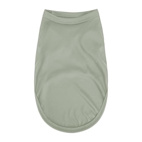 2-teiliges Haustier-Sommerpullover, weiches, atmungsaktives T-Shirt for kleine und mittelgroße Hunde und Katzen(Gray,M) von VRKRTVBLB