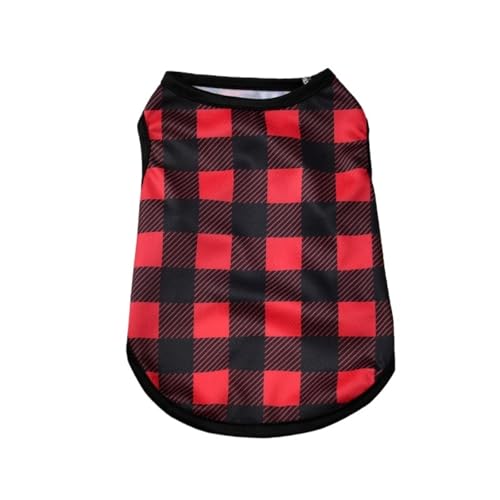 Atmungsaktive Sommerweste for kleine und mittelgroße Hunde und Katzen(Red,XS) von VRKRTVBLB