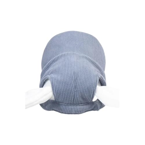 Atmungsaktiver Sonnenhut for Haustiere, verstellbar, mit Ohrlöchern, for kleine und mittelgroße Hunde und Katzen(Blue,XL) von VRKRTVBLB