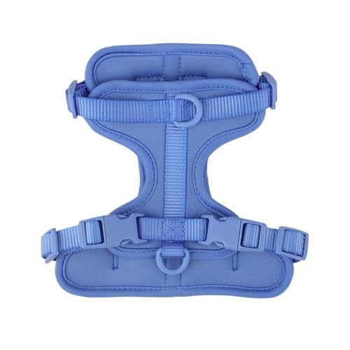 Breathable Lightweight Dog Harness Adjustable Pet Chest Strap Outdoor Walk Training Pet Harenss for Small Medium Dog(Blue,XS) von VRKRTVBLB