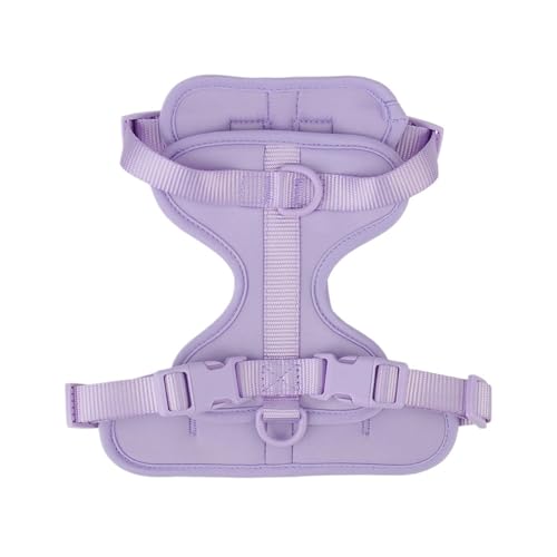 Breathable Lightweight Dog Harness Adjustable Pet Chest Strap Outdoor Walk Training Pet Harenss for Small Medium Dog(Purple,M) von VRKRTVBLB