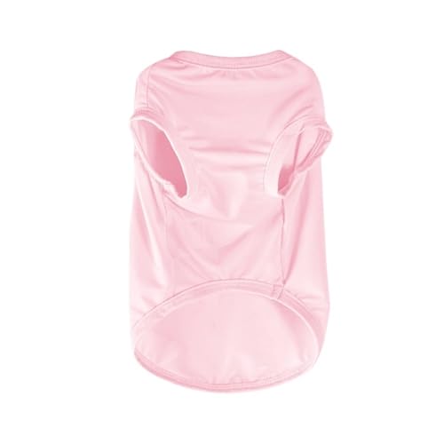Dünne Sommerweste for Haustiere, atmungsaktiv, for kleine Hunde, Welpen, mittelgroße bis große Hunde(Pink,3XL) von VRKRTVBLB