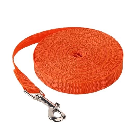 Haustier-Leine, verlängerte Kontrolle, Nylonseil, Hundezubehör(Orange,900cm*2cm) von VRKRTVBLB