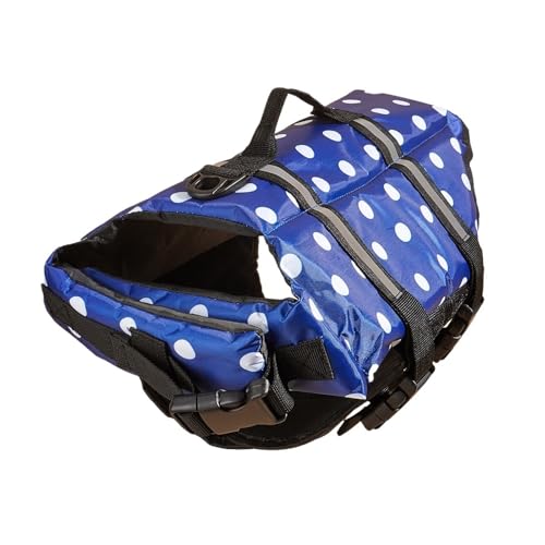 Haustier Schwimmweste Reflektierende Einstellbare Sommer Große Hunde Bademode Sicherheitsweste(Blue,XXL) von VRKRTVBLB