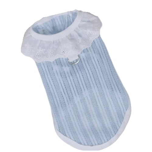Haustier-Sommerweste, atmungsaktiv, kühl, kurzärmelig, for kleine, mittelgroße und große Hunde und Katzen(Blue,9XL) von VRKRTVBLB