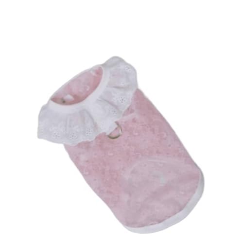 Haustier-Sommerweste, atmungsaktiv, kühl, kurzärmelig, for kleine, mittelgroße und große Hunde und Katzen(Pink,9XL) von VRKRTVBLB