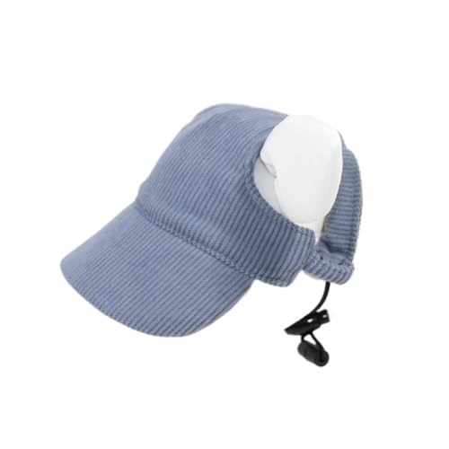 Haustier-Sonnenhut, Baseballkappe, Sonnenschutz, Outdoor-Kopfbedeckung for kleine und mittelgroße Hunde und Katzen(Blue,S) von VRKRTVBLB