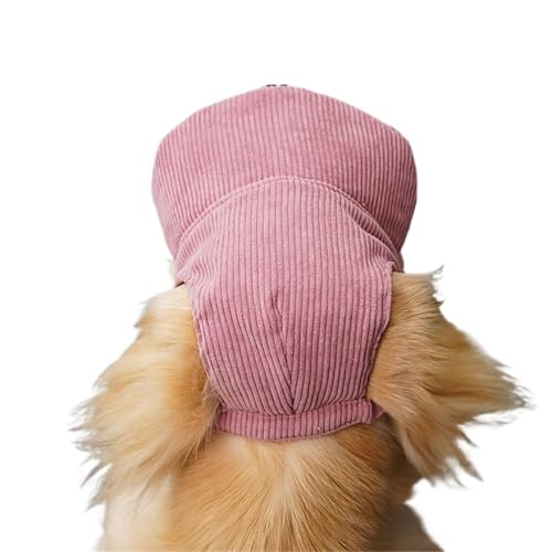 Haustier Sonnenhut Einstellbare Hund Baseball Kappe Outdoor Sport Hut Weich Atmungsaktiv Mit Ohr Löcher(Pink,XS) von VRKRTVBLB