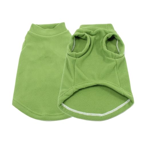 Haustierjacke S -8XL Frühling Herbst Haustierkleidung for kleine mittelgroße Hunde Welpen große Hundeweste Kätzchen Pullover(Green 1,L) von VRKRTVBLB