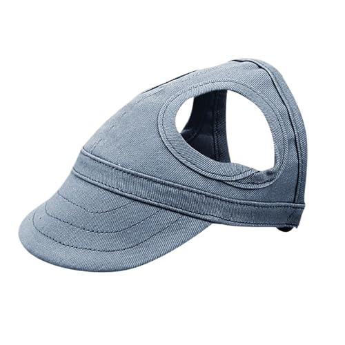 Haustierkappen, Sommer-Baseballmütze mit Visier, Outdoor-Zubehör for kleine, mittelgroße und große Hunde(Gray,M) von VRKRTVBLB
