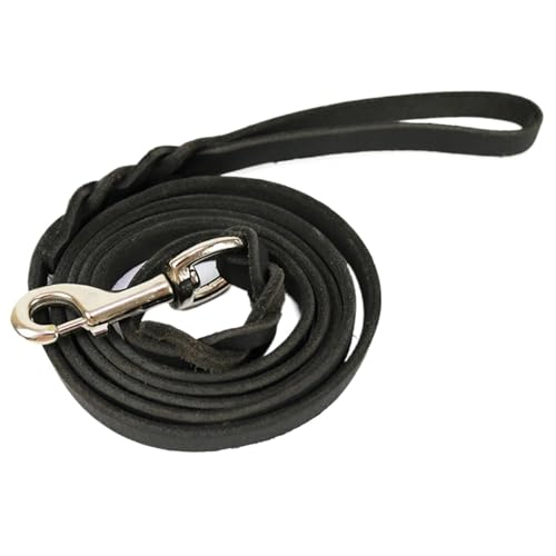 Haustierleine, weicher, gepolsterter Ledergriff for das Hundespaziertraining for kleine, mittelgroße und große Hunde(Brown,1.8 * 210cm) von VRKRTVBLB