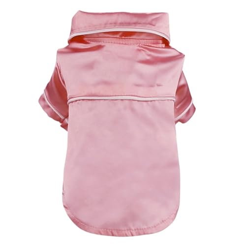 Haustierweste, Welpen-Nachtwäsche, Hemd for kleine Hunde und Katzen, Loungewear(Pink,XXL) von VRKRTVBLB