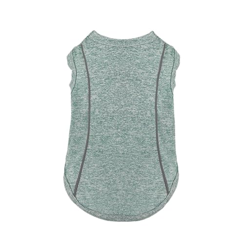 Haustierweste mit reflektierenden Streifen, Sonnenschutz-Shirt, geeignet for kleine bis große Hunde(Green 2,XS) von VRKRTVBLB