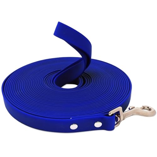 Hundeleine, Lange Haustierleinen, 3–15 m, for Spazierengehen und Trainieren, leicht zu reinigendes Seil for kleine, mittelgroße und große Hunde(Blue,1.5cmX15m) von VRKRTVBLB