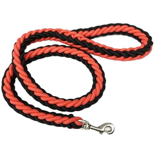 Nylon-Hundeleine for das Training von Haustieren, Laufen, Gehen, Sicherheit, Bergsteigen for mittelgroße und große Hunde(5,L) von VRKRTVBLB