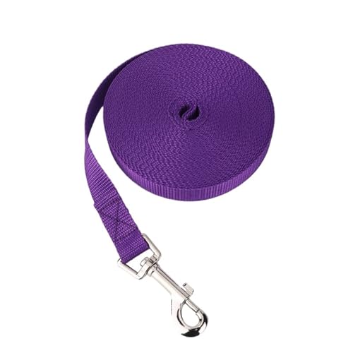 Nylon Hundeleinen 3-50m Walking Training Leine Lange Katzen Hunde Harness(8,20m) von VRKRTVBLB