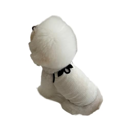 Sommer-Haustierweste, dünne, atmungsaktive Kleidung for kleine, mittelgroße Hunde und Katzen(White,M) von VRKRTVBLB