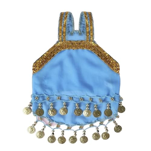 Sommer-Haustierweste, weich, kühlend, atmungsaktiv, Kleid for kleine und mittelgroße Hunde und Katzen(Blue,S) von VRKRTVBLB