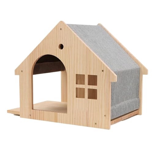 VRKRTVBLB An der Wand montiertes Katzenhaus aus Holz for Klettern for Katzen for Schlafen und Ausruhen(Cat House) von VRKRTVBLB