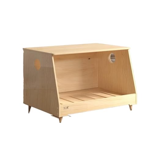 VRKRTVBLB Haustierbett aus Holz, abnehmbar, for Vier Jahreszeiten, Haushaltsmöbel for Hunde und Katzen(M) von VRKRTVBLB