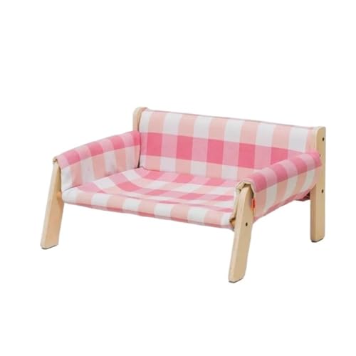 VRKRTVBLB Holz-Haustiersofa, Vier-Jahreszeiten-Universal-Waschbare Katzen- und Hundebettstühle, Einfache Montage(1,L) von VRKRTVBLB