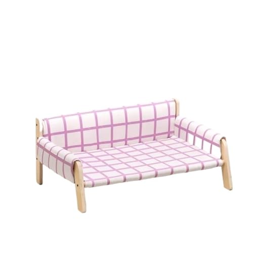 VRKRTVBLB Holz-Haustiersofa, Vier-Jahreszeiten-Universal-Waschbare Katzen- und Hundebettstühle, Einfache Montage(4,M) von VRKRTVBLB