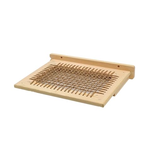 VRKRTVBLB Katzenbett, Wandhängematte for große Katzen oder Kätzchen, Holz und Wandregale, Haustier-Springen von VRKRTVBLB