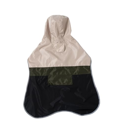 Wasserdichter Hunderegenmantel mit Kapuzenjacke Haustier Frühlingskleidung Outdoor Große Hundekleidung(45) von VRKRTVBLB