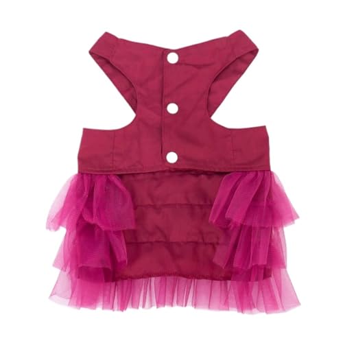 Weiches Sommer-Spitzenkleid for Haustiere, atmungsaktiv, bequem, for kleine und mittelgroße Hunde und Katzen(A,L) von VRKRTVBLB