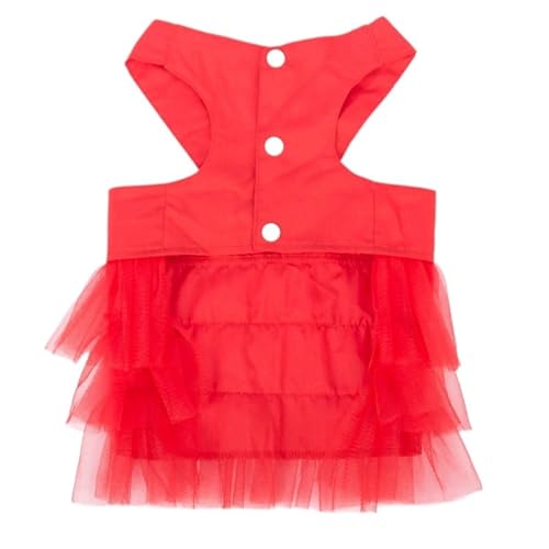 Weiches Sommer-Spitzenkleid for Haustiere, atmungsaktiv, bequem, for kleine und mittelgroße Hunde und Katzen(B,M) von VRKRTVBLB