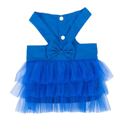 Weiches Sommer-Spitzenkleid for Haustiere, atmungsaktiv, bequem, for kleine und mittelgroße Hunde und Katzen(E,XL) von VRKRTVBLB