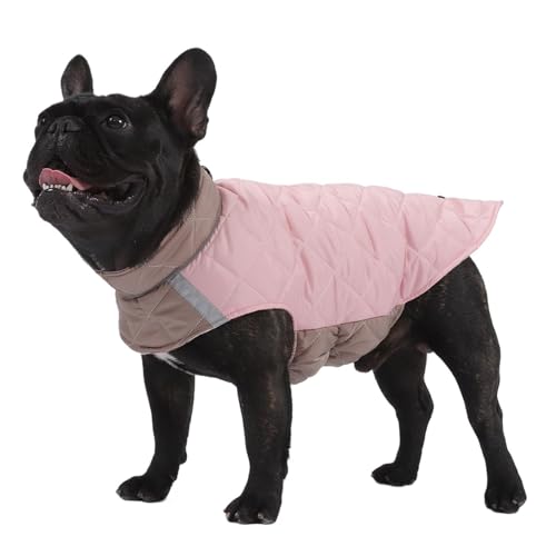 Winter Haustier Kleidung Warme Hund Mantel Zwei Seiten Tragbare Baumwolle Outdoor Welpen Kleidung(2,5XL) von VRKRTVBLB