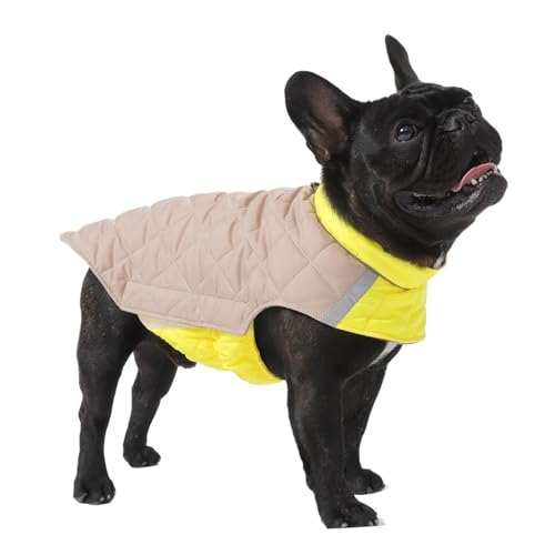 Winter Haustier Kleidung Warme Hund Mantel Zwei Seiten Tragbare Baumwolle Outdoor Welpen Kleidung(3,3XL) von VRKRTVBLB