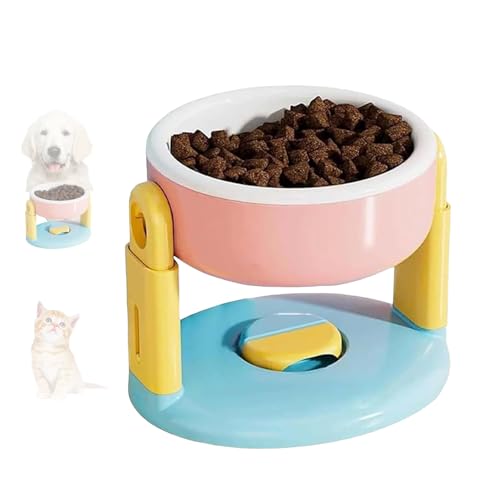 Saugnapf Katzennapf, Verstellbarer Saugnapf Haustierschale Mit DREI Schichten Verstellbarer HöHe, Geeignet FüR Kleine Und GroßE Haustiere Saugnapf Katzennapf, Verstellbarer Saugnapf Haustierschale Mit DREI Schichten Verstellbarer HöHe, Geeignet FüR Kleine Und GroßE Haustiere von VSFJZJKJ