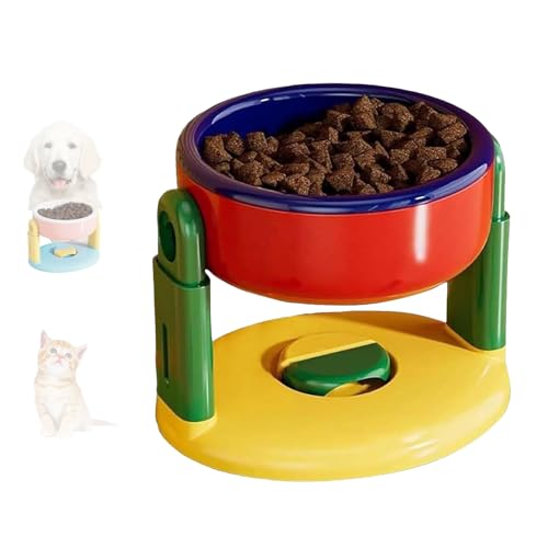 Saugnapf Katzennapf, Verstellbarer Saugnapf Haustierschale Mit DREI Schichten Verstellbarer HöHe, Geeignet FüR Kleine Und GroßE Haustiere Saugnapf Katzennapf, Verstellbarer Saugnapf Haustierschale Mit DREI Schichten Verstellbarer HöHe, Geeignet FüR Kleine Und GroßE Haustiere von VSFJZJKJ