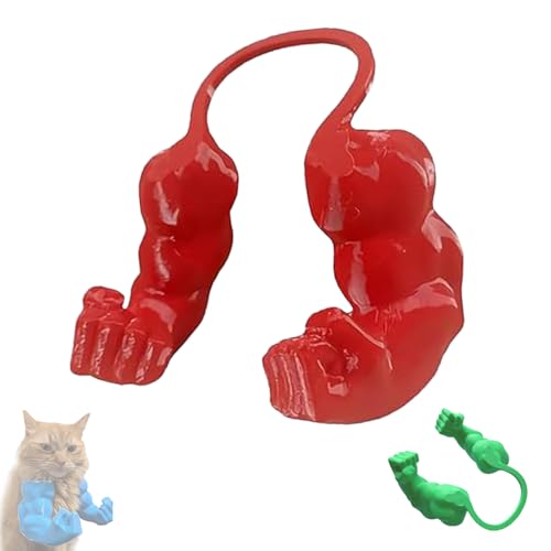 VSFJZJKJ Hulk HäNde für Katzen, 3D-Gedruckte Muskelarme für die Katze (Hals), Interaktives Spielzeug, Perfekt für Lustige Fotos, Ultra-Leichtes Design, Einfach Anzulegen und Abzunehmen von VSFJZJKJ