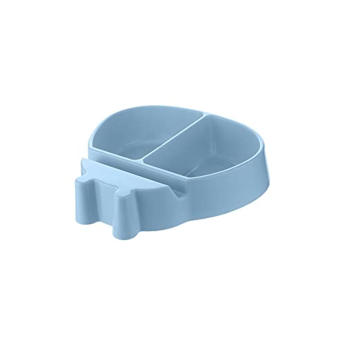 VSULZVNU Obstschale, kreative Form, faule Snackschale, Kunststoff, einlagige Aufbewahrungsbox, Schüssel, Obstteller, Schüssel, mit Handy-Halterung für Fernseher (Rosa) von TSVSSGFU(売店)