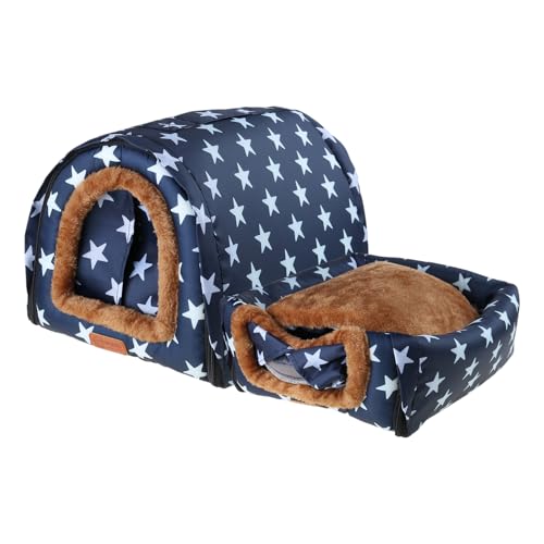 VTIDOBE Katzenbett für den Innenbereich, für kleine Hunde, warmes Bett, Haustierzelt, Bett, Kätzchenhöhle, dickes Kissen, für den Innenbereich von VTIDOBE