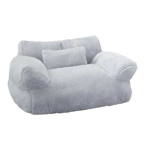 VTIDOBE Modisches Haustierbett, für drinnen und draußen, Plüschstoff, luxuriöses Hundebett für einfaches Waschen und Heimgebrauch, cremefarben VTIDOBE Modisches Haustierbett, für drinnen und draußen, Plüschstoff, luxuriöses Hundebett für einfaches Waschen und Heimgebrauch, cremefarben von VTIDOBE