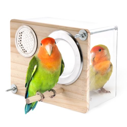 Vogel-Nistkasten für Fenster Sittich Transparent Brutkasten Käfig Nest für Kleinvogel Papagei Sittich Nymphensittich Wellensittich Sittich Sit Vogel-Nistkasten für Fenster Sittich Transparent Brutkasten Käfig Nest für Kleinvogel Papagei Sittich Nymphensittich Wellensittich Sittich Sit von VTurboWay