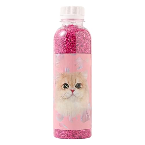Katzenstreu mit Lavendelgeschmack, 250 ml, absorbiert Gerüche, entfernt Gerüche, kompatibel mit Allen Streu, natürliche Inhaltsstoffe, dauerhafte Frische, Tier- und menschenfreundlich (B, 6x6x17cm) von VUKHWX