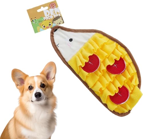VUKHWX Hund Schnüffelteppich, Hund Snuffle Matte, Sniff Matte für Hunde, Haustier Futterteppich, Interaktives Spielzeug Tragbarer Leckerli Spender Für Welpen Geistige Stimulation (A) von VUKHWX