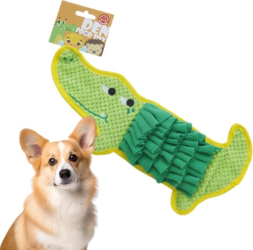 VUKHWX Hund Schnüffelteppich, Hund Snuffle Matte, Sniff Matte für Hunde, Haustier Futterteppich, Interaktives Spielzeug Tragbarer Leckerli Spender Für Welpen Geistige Stimulation (B) von VUKHWX