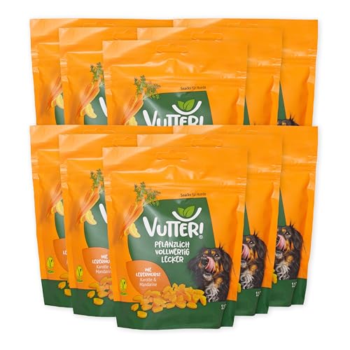 VUTTER Snack Wie Leberwurst, 10x110 g: Hundeleckerli Vegan. Pflanzliche Leckerlis. Belohnung für Hunde. Leckerli ohne tierische Proteine. Glutenfrei auf Reismehlbasis. Ohne Zucker & Farbstoffe VUTTER Snack Wie Leberwurst, 10x110 g: Hundeleckerli Vegan. Pflanzliche Leckerlis. Belohnung für Hunde. Leckerli ohne tierische Proteine. Glutenfrei auf Reismehlbasis. Ohne Zucker & Farbstoffe von VUTTER !