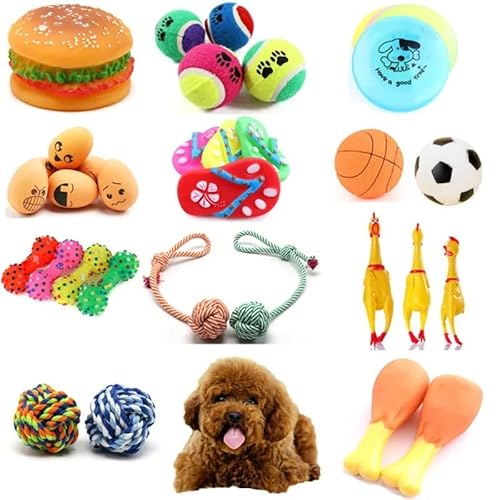 VVDPJLS 1PC Gummi Quietschspielzeug for Hund Schreiendes Huhn Kauknochen Pantoffel Quietschball Hundespielzeug Zahnknirschen & Trainingsspielzeug(2) von VVDPJLS